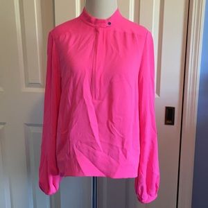 Pink silk Diane von Furstenberg top